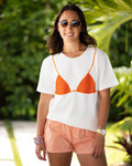 East Coast Bikini Tee Orange