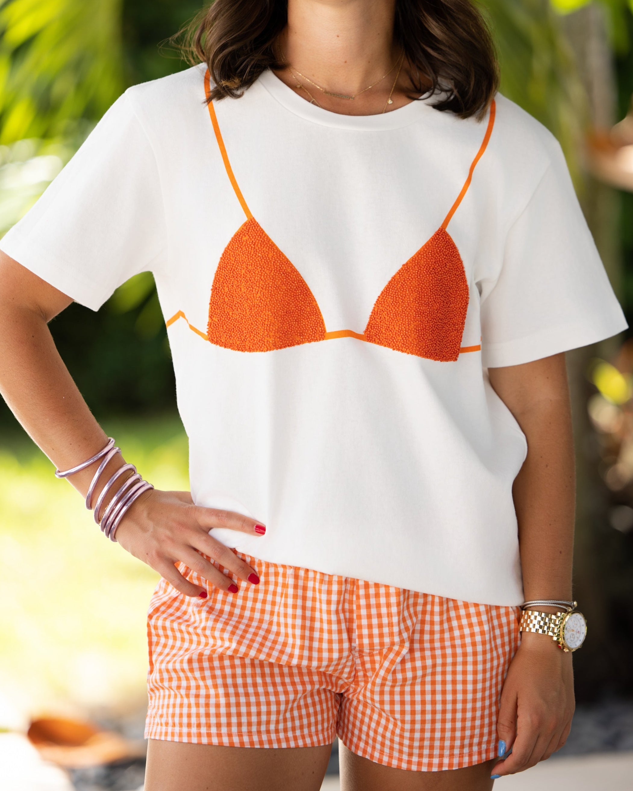East Coast Bikini Tee Orange
