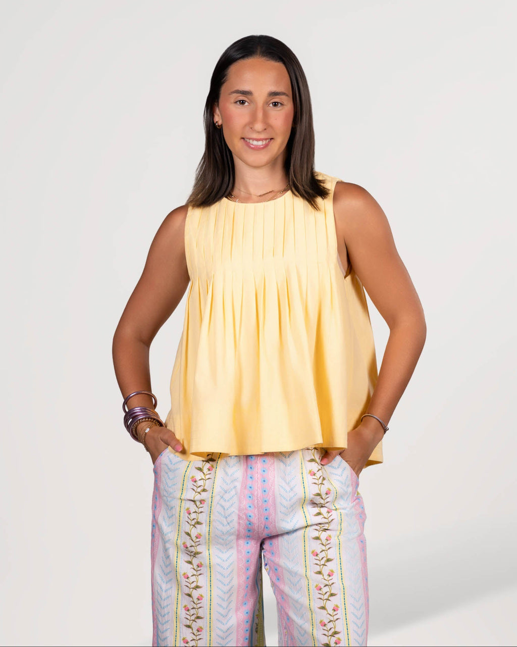 Roxy Babydoll Tank YELLOW